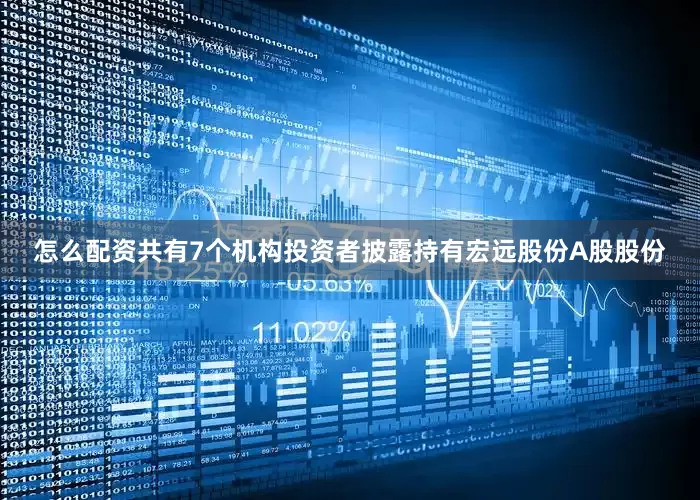 怎么配资共有7个机构投资者披露持有宏远股份A股股份